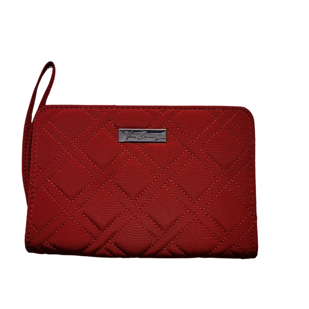 Red Vera Bradley Wallet w/ Wristlet Strap